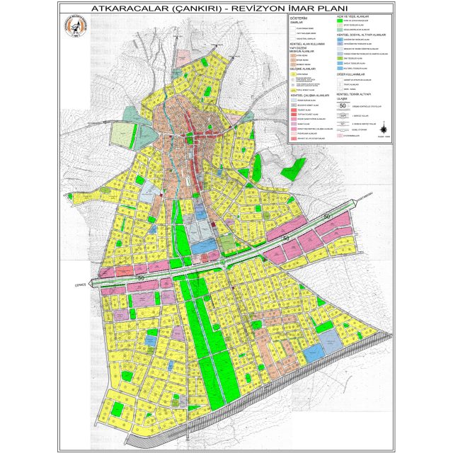 Atkaracalar (Çankırı) İlave + Revizyon İmar Planı Yapımı Atkaracalar (Çankırı) İlave + Revizyon İmar Planı Yapımı